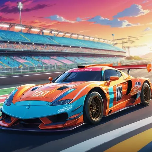 ford gt 2020,porsche 918,gulf,ford gt,viper gts,automobile racer,Illustration,Japanese style,Japanese Style 03