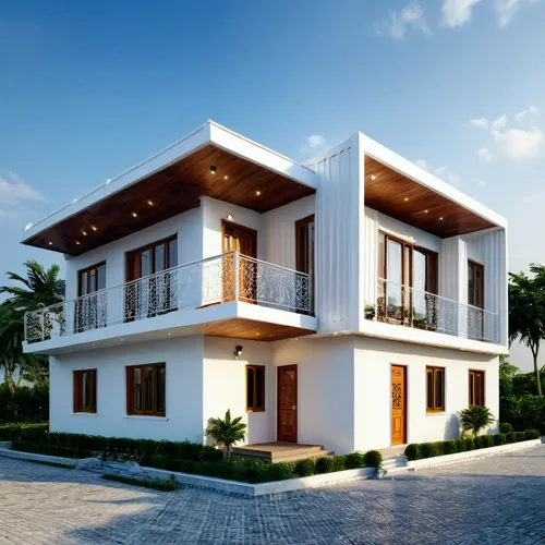 holiday villa,3d rendering,modern house,residential house,prefabricated buildings,two story house,floorplan home,exterior decoration,build by mirza golam pir,residential property,house sales,house shape,residence,smart home,wooden house,private house,house floorplan,luxury property,large home,modern architecture,Photography,General,Natural