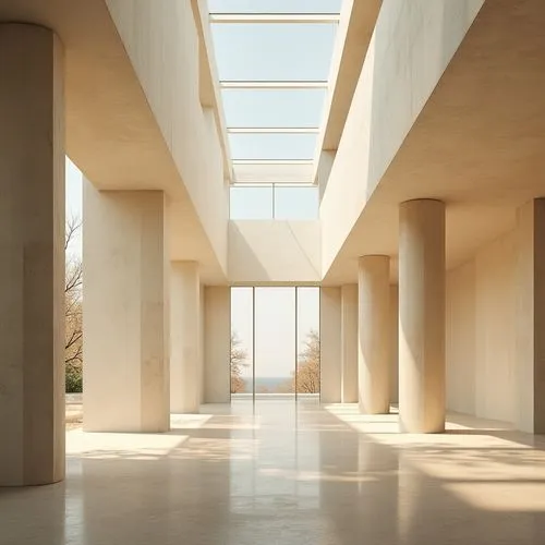 chipperfield,daylighting,clerestory,concrete ceiling,exposed concrete,kimbell,associati,champalimaud,tugendhat,archidaily,siza,concrete slabs,columns,skylights,architettura,pillars,lasdun,zumthor,kirrarchitecture,architektur,Photography,General,Realistic