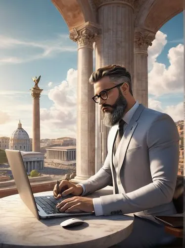 rome 2,computer business,man with a computer,administrator,sapienza,modern office,microsoft office,firaxis,blur office background,laptop,computerologist,themistocles,laptop in the office,vespucci,linkedin icon,the local administration of mastery,business online,computadora,civ,openoffice,Conceptual Art,Fantasy,Fantasy 23