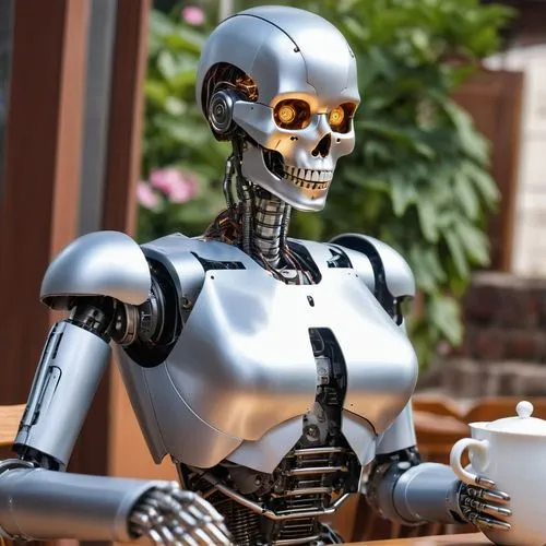 endoskeleton,c-3po,chatbot,artificial intelligence,social bot,chat bot,droid,ai,machine learning,droids,bot,terminator,robotics,humanoid,robot,bot training,robots,pepper california,cybernetics,cyborg,Photography,General,Realistic