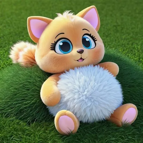 chua,furbys,squeakquel,cute fox,furby,adorable fox,hamtaro,furbies,plushest,cute cartoon character,plush figure,sylbert,cuddly toy,jigglypuff,plush toy,knuffig,little fox,monicagate,heimerdinger,furgal,Unique,3D,3D Character