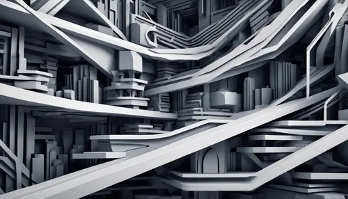 zigzag background,winding steps,winding staircase,wireframe,isometric,fractal environment,background abstract,tangle,abstract backgrounds,random-access memory,descend,complexity,spiral background,clutter,art deco background,abstract design,steel pipes,abstract background,cinema 4d,maze,Unique,Paper Cuts,Paper Cuts 04