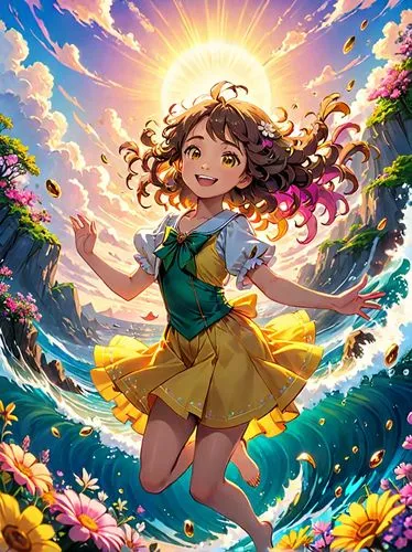 himawari,kumiko,nanako,niijima,aloha,hajime,Anime,Anime,Traditional