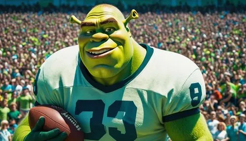 minion hulk,ogre,swamp football,american football coach,super bowl,touch football (american),sprint football,football player,hulk,pigskin,national football league,incredible hulk,nfl,american football,green goblin,quarterback,the mascot,avenger hulk hero,syndrome,lineman,Art,Artistic Painting,Artistic Painting 22