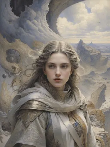 noldor,elenore,seregil,elendil,gondolin,galadriel,Illustration,Realistic Fantasy,Realistic Fantasy 03