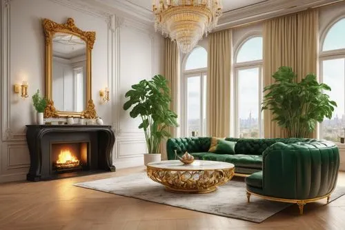 sitting room,interior decor,interior decoration,luxury home interior,fireplaces,ornate room,living room,livingroom,neoclassical,3d rendering,fire place,decoratifs,decors,apartment lounge,fireplace,interior design,modern decor,danish room,furnishings,contemporary decor,Illustration,Realistic Fantasy,Realistic Fantasy 26