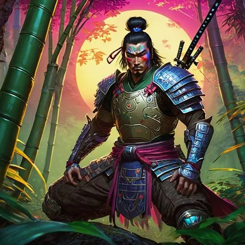 yi sun sin,samurai,yuhuan,samurai fighter,rongfeng,guangzhao,Illustration,Realistic Fantasy,Realistic Fantasy 38