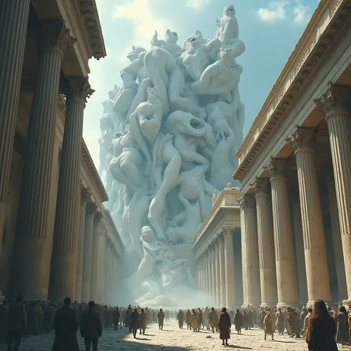 prometheus,cloud atlas,vigeland,cloudmont,laocoon,vittoriano