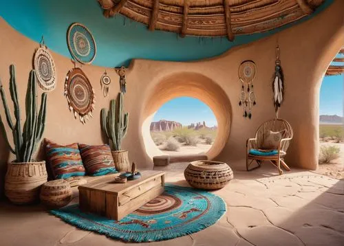 earthship,superadobe,cabana,cabanas,nuweiba,tagines,marocco,bamaca,boho art style,acoma,casitas,mexican hat,dunes house,cabos,hopi,morocco,arcosanti,southwestern,marocchi,sansar,Unique,3D,Panoramic