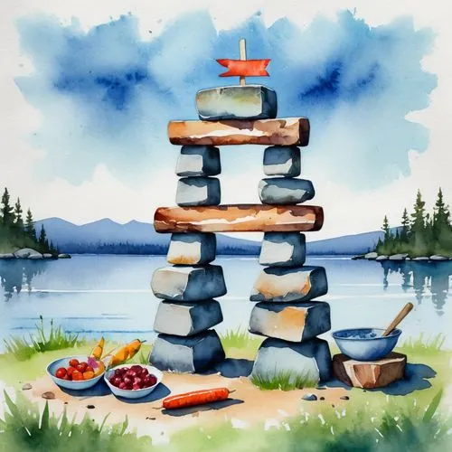 stacked rocks,stacked stones,stacking stones,rock stacking,stack of stones,cairn,rock cairn,stack cake,standing stones,rock balancing,stacked rock,picnic,stone balancing,sea stack,picnic basket,background with stones,bannock,mushroom island,picnic boat,stack of cheeses,Illustration,Paper based,Paper Based 25