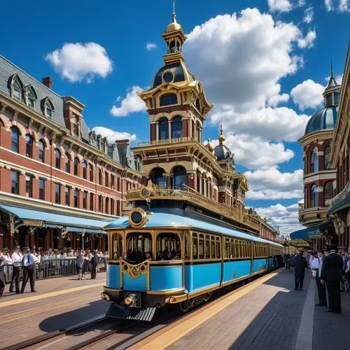 disneyland park,tokyo disneyland,disneyland paris,tramcar,shanghai disney,the disneyland resort,Photography,General,Realistic