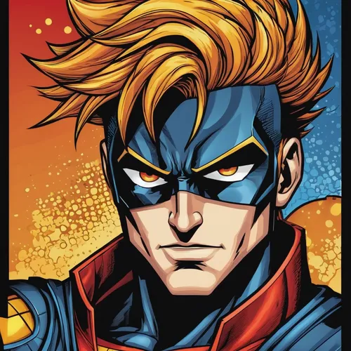 captain marvel,comic hero,trunks,vegeta,pompadour,comic style,tangelo,comic character,superhero background,cyclops,hawks,comic book,power icon,goku,comicbook,red robin,wolverine,x-men,electro,angry man,Illustration,American Style,American Style 13