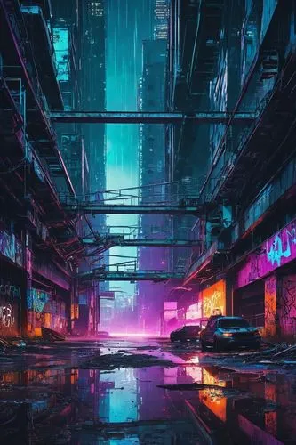 cyberpunk,urban,colorful city,cybercity,tokyo city,shanghai,ultraviolet,bladerunner,shinjuku,cityscape,vapor,kowloon,cyberscene,mongkok,tokyo,guangzhou,alleyway,bangkok,futuristic landscape,futuristic,Conceptual Art,Sci-Fi,Sci-Fi 04