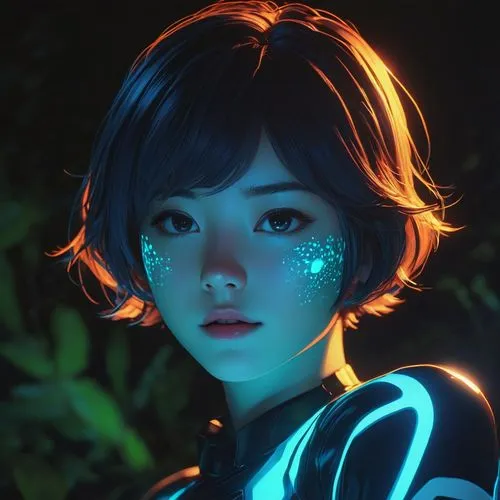 fireflies,luminous,kumiko,cortana,mei,brightest,minmei,makoto,chako,bioluminescent,shimei,avatar,cyan,shader,glowing antlers,haru,thmei,echo,mirai,evie,Conceptual Art,Fantasy,Fantasy 19