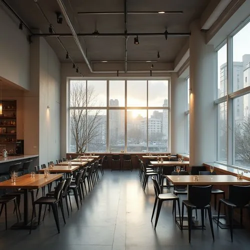 taproom,ostro,breakfast room,reading room,cantine,blythswood,lunchroom,refectory,chefs kitchen,daylighting,cafetorium,dining room,snohetta,woodvine,peat house,teahouse,greenhaus,dinette,grassian,yaletown,Photography,General,Realistic