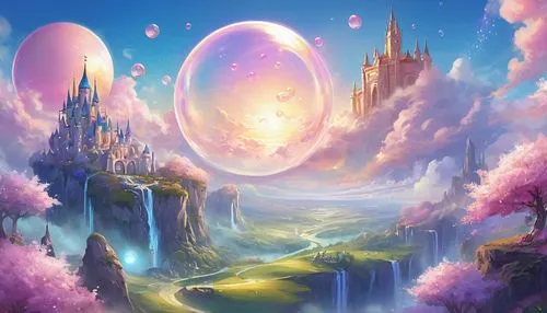 fantasy landscape,fairy world,fantasy picture,3d fantasy,fantasy world,fantasia,dream world,wonderland,fantasy city,fantasy art,fairy forest,hot-air-balloon-valley-sky,fairy galaxy,world digital painting,easter background,magical,crystal egg,fairy village,dreamland,mushroom landscape,Illustration,Realistic Fantasy,Realistic Fantasy 01