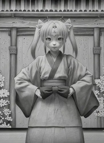 miko,geiko,hakama,ugetsu,rakugo,sanjuro,bunraku,maiko,geisha girl,geisha,nembutsu,isoroku,the japanese doll,japanese doll,masamori,gion,sensu,aido,inuyasha,shinku,sanmao,Art sketch,Art sketch,Ultra Re