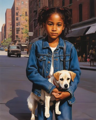 girl with dog,boy and dog,child portrait,oil painting on canvas,oil painting,jack russell,young girl,oil on canvas,girl with bread-and-butter,david bates,girl sitting,the little girl,jack russel,cd cover,russell terrier,little boy and girl,art painting,child girl,pet portrait,jack russell terrier,Conceptual Art,Daily,Daily 18