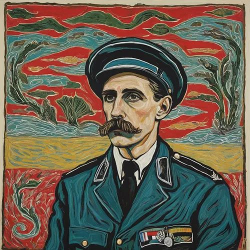 vincent van gough,jozef pilsudski,brigadier,charles de gaulle,carabinieri,verdun,casement,policeman,david bates,kaiser wilhelm,colonel,garda,zhupanovsky,braque francais,rühmann,anellini,vincent van gogh,ho chi minh,roy lichtenstein,self-portrait,Art,Artistic Painting,Artistic Painting 07