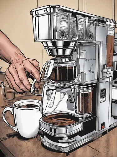 espresso machine,coffee machine,espressino,coffeemaker,coffee tea illustration,coffee maker,espresso,drip coffee maker,coffeemania,coffee tea drawing,drip coffee,coffee pot,moka pot,cuban espresso,coffee icons,french press,vacuum coffee maker,hand drip coffee,the coffee,ristretto,Illustration,American Style,American Style 04