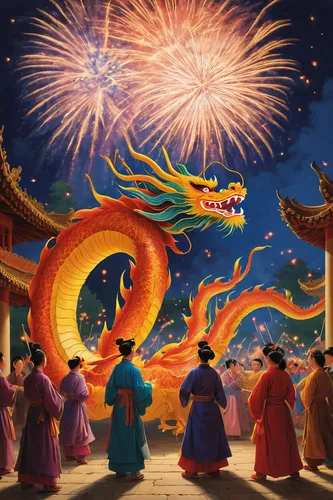 happy chinese new year,shanghai disney,barongsai,mid-autumn festival,spring festival,mooncake festival,chinese new year,chinese new years festival,chinese dragon,china cny,hall of supreme harmony,taiwanese opera,chinese horoscope,dragon fire,dragon boat,chinese art,ninjago,dragon li,chinese clouds,fireworks art,Art,Classical Oil Painting,Classical Oil Painting 33