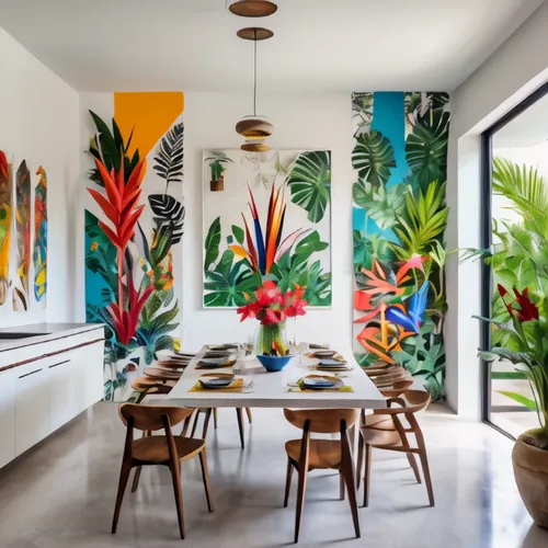 tropical house,royal palms,tropical flowers,tropical birds,tropical jungle,modern decor,contemporary decor,tropical floral background,palm branches,palm garden,flower wall en,garden design sydney,tropical greens,tropical bloom,breakfast room,house plants,tropics,cycad,palm lilies,exotic plants