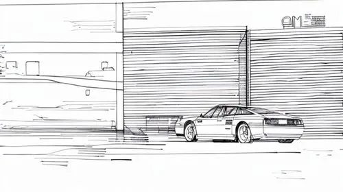 car drawing,illustration of a car,muscle car cartoon,drive-in,autocross,porsche 924,porsche 944,drive,car outline,nissan 180sx,camera drawing,parked car,mono-line line art,porsche 914,nissan 240sx,vanishing point,parking lot,wireframe,camera illustration,parking,Design Sketch,Design Sketch,Hand-drawn Line Art