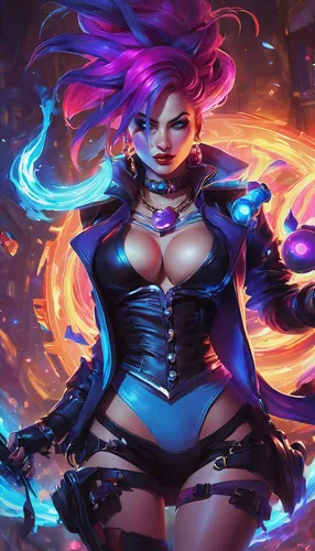 elza,riot,monsoon banner,fire background,tiber riven,dodge warlock,sorceress,lux,femme fatale,venera,rosa ' amber cover,medusa,violet,nami,fire artist,fire angel,bad girl,dancing flames,fire siren,renegade,Conceptual Art,Fantasy,Fantasy 04