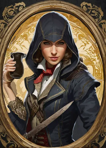 witch's hat icon,pirate,musketeer,assassin,steam icon,game illustration,sterntaler,portrait background,key-hole captain,pirate treasure,play escape game live and win,assassins,tower flintlock,investigator,android game,custom portrait,sparrow,merchant,catarina,galleon,Illustration,Retro,Retro 03