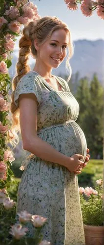 pregnant woman,pregnant statue,pregnant girl,pregnant women,pregnant book,maternity,pregnant woman icon,pregnant,pregnancy,expecting,girl in flowers,celtic woman,jane austen,mother-to-child,spring background,springtime background,holding flowers,girl in the garden,fertility,stepmother,Illustration,Abstract Fantasy,Abstract Fantasy 21