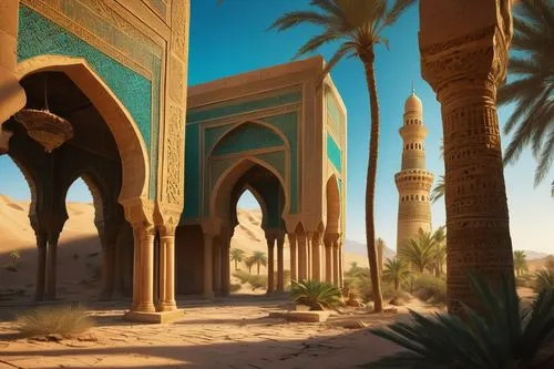 karakas,arabic background,mihrab,desert landscape,kasbah,mosques,islamic architectural,husseiniyah,semidesert,king abdullah i mosque,la kasbah,kashan,marrakesh,agrabah,desert desert landscape,tanura,andalus,hrab,quasr al-kharana,diriyah,Conceptual Art,Fantasy,Fantasy 20