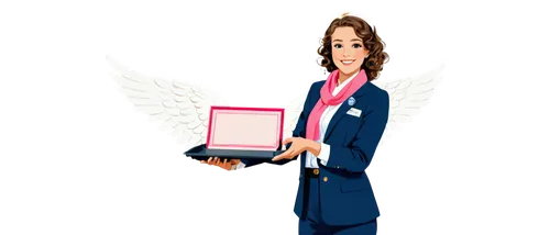 business angel,eckankar,attendant,award background,honor award,angelnote,holding ipad,bussiness woman,award,angelman,anjo,ipad,angel girl,derivable,coreldraw,edit icon,usherette,airservices,angelnotes,businesman,Illustration,Japanese style,Japanese Style 06