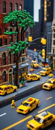 lego city,lego background,tilt shift,new york taxi,taxicabs,yellow taxi,from lego pieces,taxi cab,micropolis,taxicab,lego blocks,voxel,city blocks,lego,taxis,lego frame,voxels,lego car,lego trailer,miniland,Illustration,Paper based,Paper Based 15