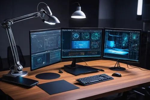 computer workstation,computer room,computer monitor,monitors,workstations,working space,monitor wall,computerization,desk,computerizing,computer graphic,fractal design,computer system,monitor,computerized,blur office background,computer screen,computerisation,deskpro,modern office,Art,Classical Oil Painting,Classical Oil Painting 22