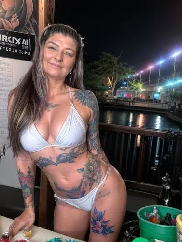 tattoo girl,barista,tattoo expo,mai tai,catrina,bartender,beach bar,gordita,ayia napa,mexican,coco blanco,fitness and figure competition,waitress,unique bar,greta oto,barmaid,bella rosa,tattoos,mexican holiday,with tattoo