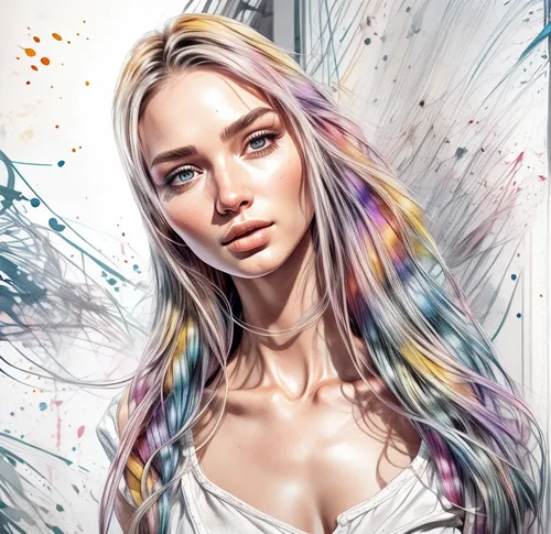 boho art,world digital painting,digital art,fashion vector,fantasy portrait,digital painting,artist color,custom portrait,illustrator,portrait background,mermaid vectors,fantasy art,hair coloring,the festival of colors,digital artwork,girl drawing,game illustration,art painting,colorful background,digiart