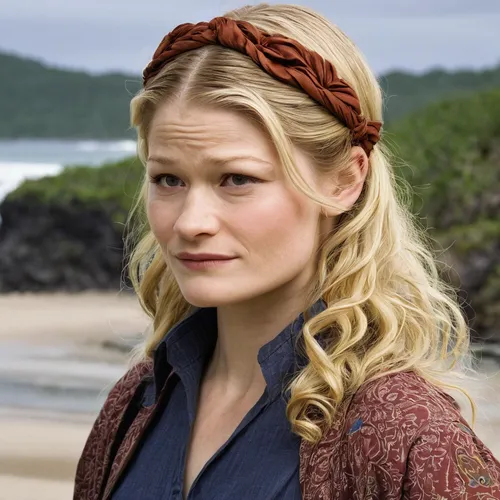 sarah walker,celtic queen,sigourney weave,braid,elenor power,blue jasmine,princess' earring,katniss,female doctor,female hollywood actress,head woman,catarina,blonde woman,british actress,queen anne,heather,clove,shetlands,beautiful bonnet,greer the angel,Art,Artistic Painting,Artistic Painting 21