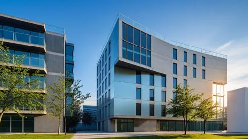 biotechnology research institute,glass facade,skolkovo,technion,epfl,saclay,bocconi,architekten,audencia,architektur,technopark,embl,eschborn,fachhochschule,modern architecture,lifesciences,phototherapeutics,office buildings,biozentrum,hochschule