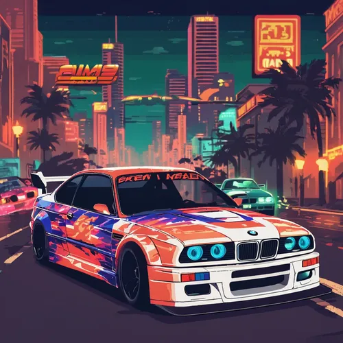 racing road,street racing,nissan skyline,game car,3d car wallpaper,gulf,toyota ae85,skyline gtr,racing video game,skyline,80's design,game illustration,car racing,toyota supra,e31,80s,automobile racer,m3,nissan skyline gt-r,sports car racing,Unique,Pixel,Pixel 04