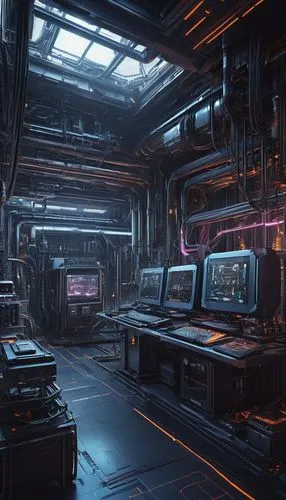 arktika,spaceship interior,nostromo,mining facility,sector,sulaco,sickbay,computer room,research station,ufo interior,undock,refineria,dojo,cyberia,imperialis,airlock,manufactory,scifi,interiors,chamber,Conceptual Art,Fantasy,Fantasy 11