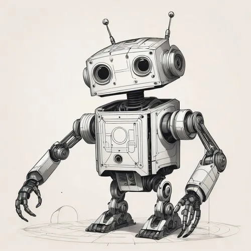 minibot,robotlike,robot,chatterbot,walle,robotic,Illustration,Vector,Vector 05