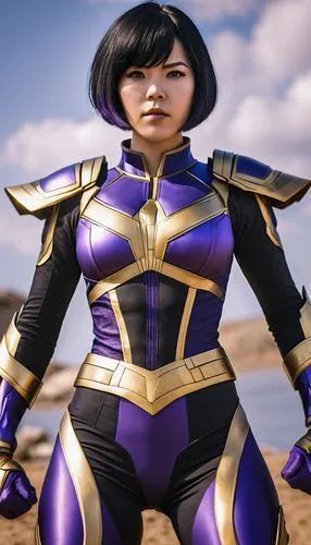 karai,alita,superwasp,ayane,bibleman,motoko,blackfire,morada,bayumi,zalmay,eiko,haeju,tali,tsuburaya,hapu,soulcalibur,minmei,rumiko,agito,purple and gold,Photography,General,Realistic