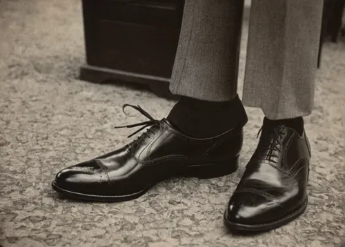 vintage shoes,oxford retro shoe,dress shoe,dress shoes,formal shoes,cordwainer,oxford shoe,shoeshine boy,shoemaker,tie shoes,men's shoes,brown leather shoes,court shoe,men shoes,vintage style,leather shoes,achille's heel,1950s,vintage 1950s,dancing shoes,Photography,Documentary Photography,Documentary Photography 02