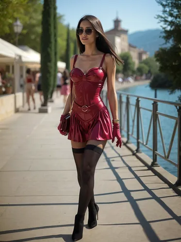 girl in red dress,albanian,man in red dress,anastasiadis,romanija,hallia venezia