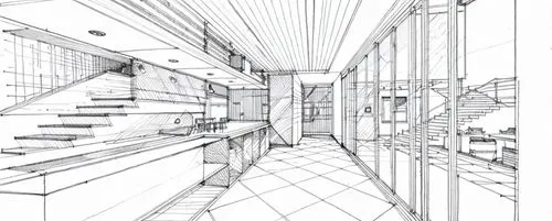 hallway space,frame drawing,staircase,wireframe,outside staircase,stairwell,archidaily,wireframe graphics,office line art,line drawing,stairway,kirrarchitecture,technical drawing,elevators,architect p