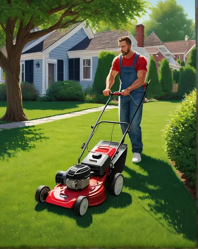 walk-behind mower,lawn aerator,lawnmower,mowing the grass,lawn mower,riding mower,to mow,mower,lawn mower robot,mowing,cutting grass,grass cutter,hedge trimmer,string trimmer,cut the lawn,mow,battery mower,landscaping,lawn game,gardener,Art,Classical Oil Painting,Classical Oil Painting 32