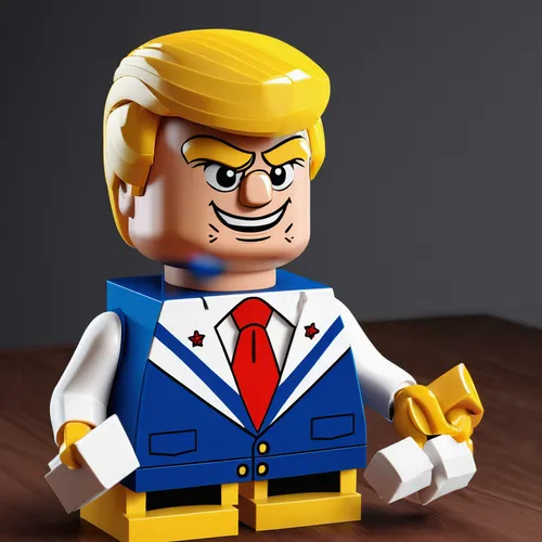 donald trump,lego,donald,trump,legomaennchen,build lego,from lego pieces,legos,lego background,lego brick,minifigures,lego frame,45,patriot,politician,president of the united states,mini e,president,capitanamerica,mayor,Unique,3D,3D Character