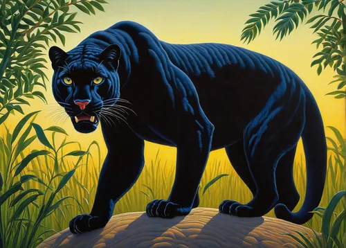 canis panther,panther,panthera leo,felidae,blue tiger,majorelle blue,head of panther,jaguar,king of the jungle,big cat,wild cat,a tiger,sumatra,fila brasileiro,sumatran,congo,tanzania,madagascar,tiger png,puli,Illustration,Realistic Fantasy,Realistic Fantasy 26