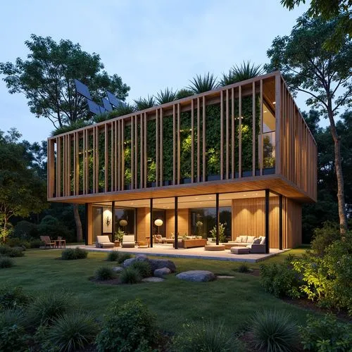 forest house,timber house,modern house,cubic house,dunes house,house in the forest,bohlin,cube house,3d rendering,grass roof,mid century house,wooden house,modern architecture,summer house,landscape design sydney,cantilevered,frame house,landscaped,garden design sydney,residential house